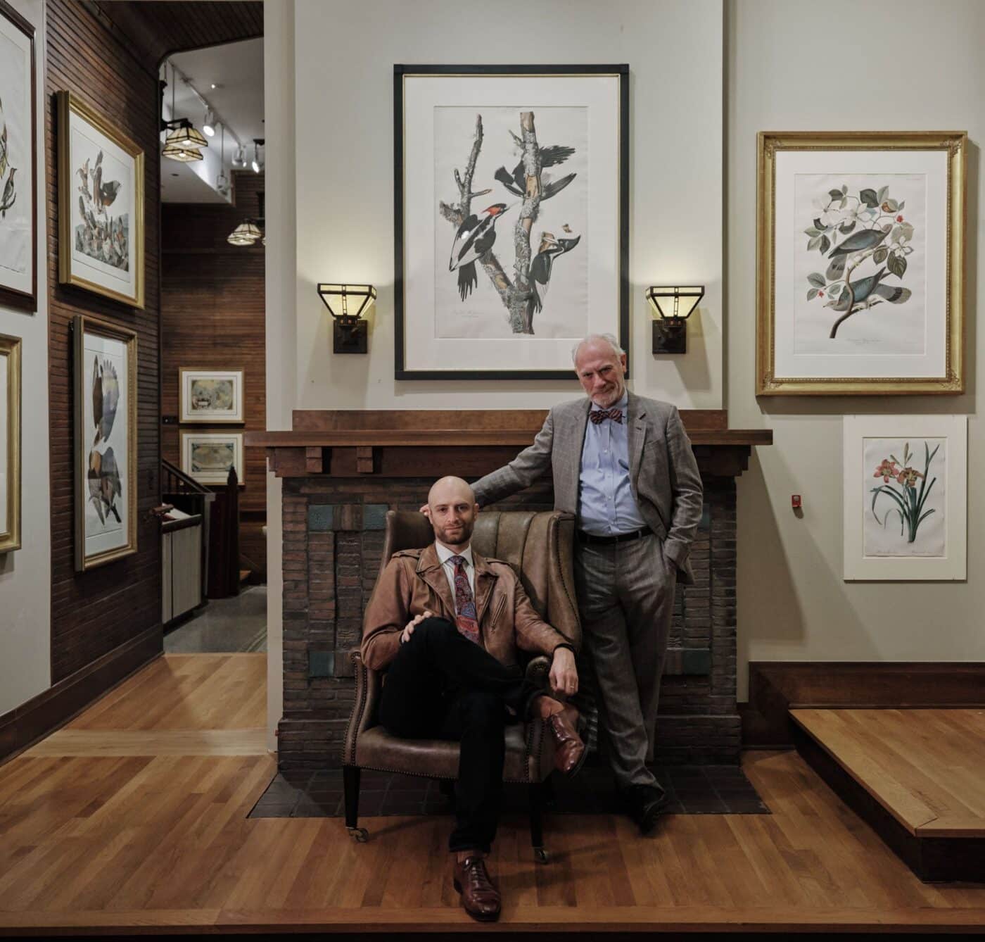 Joel and David Oppenheimer in their Gallery
