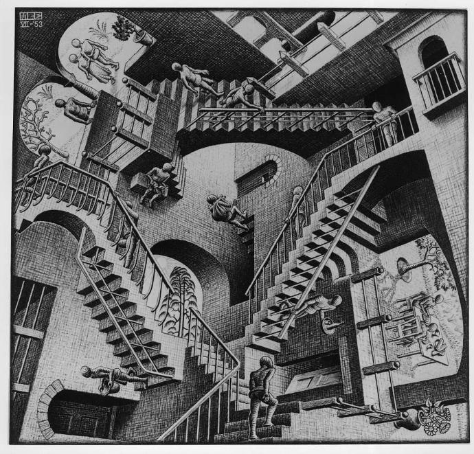 M.C. Escher "Relativity"