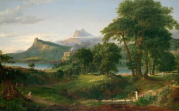 Thomas Cole - The Course of Empire: The Arcadian or Pastoral State
