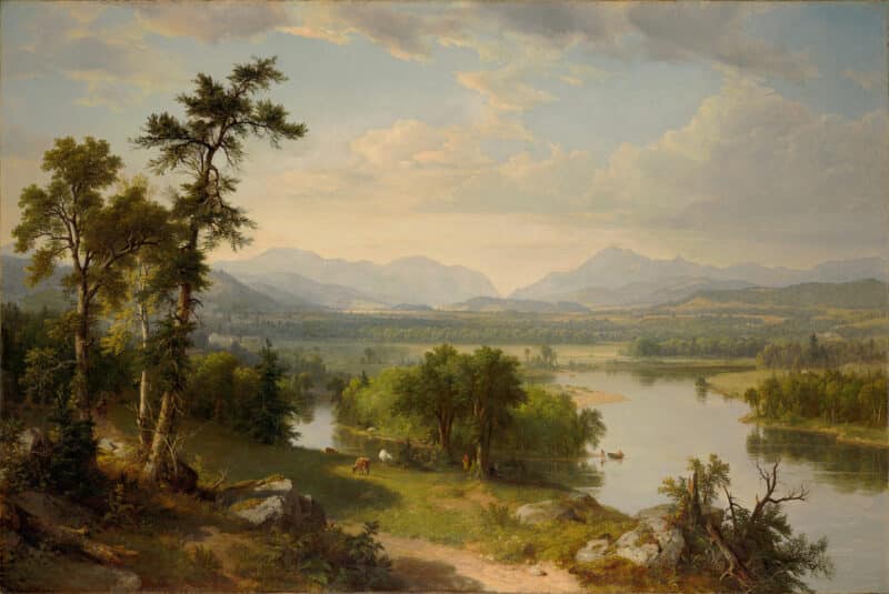 Asher Brown Durand - White Mountain Scenery, Franconia Notch, N.H.