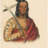 McKenney & Hall Octavo Pl. 47, Mon-ka-ush-ka; A Souix Chief