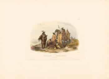 Bodmer Vig. 13, Crow Indians