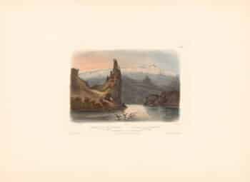 Bodmer Vig. 18, The Citadel-Rock on the Upper Missouri