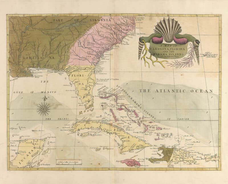Catesby Map of Florida