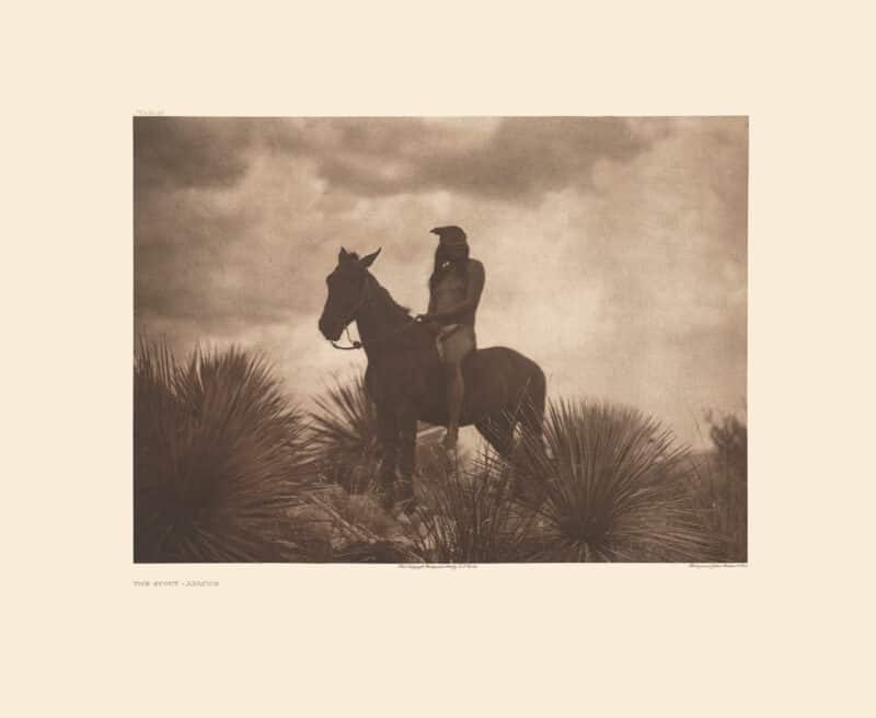 Curtis Pl. 13, The Scout - Apache