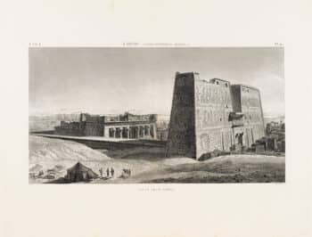 Description de l'égypte (Description of Egypt)  Pl. 49, View of the Grand Temple