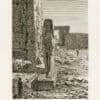 Description de l'égypte (Description of Egypt)  Pl. 20, View of a Colossus at the Entrance of Hypostyle Hall