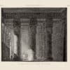 Description de l'égypte (Description of Egypt)  Pl. 30, Interior View of the Portico of the Grand Temple