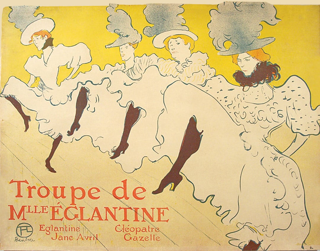 Toulouse-Lautrec lithograph after restoration