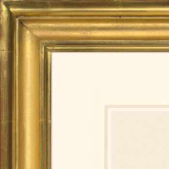 2 inch American Cove Gold Metal Leaf Frame (Extra Large)