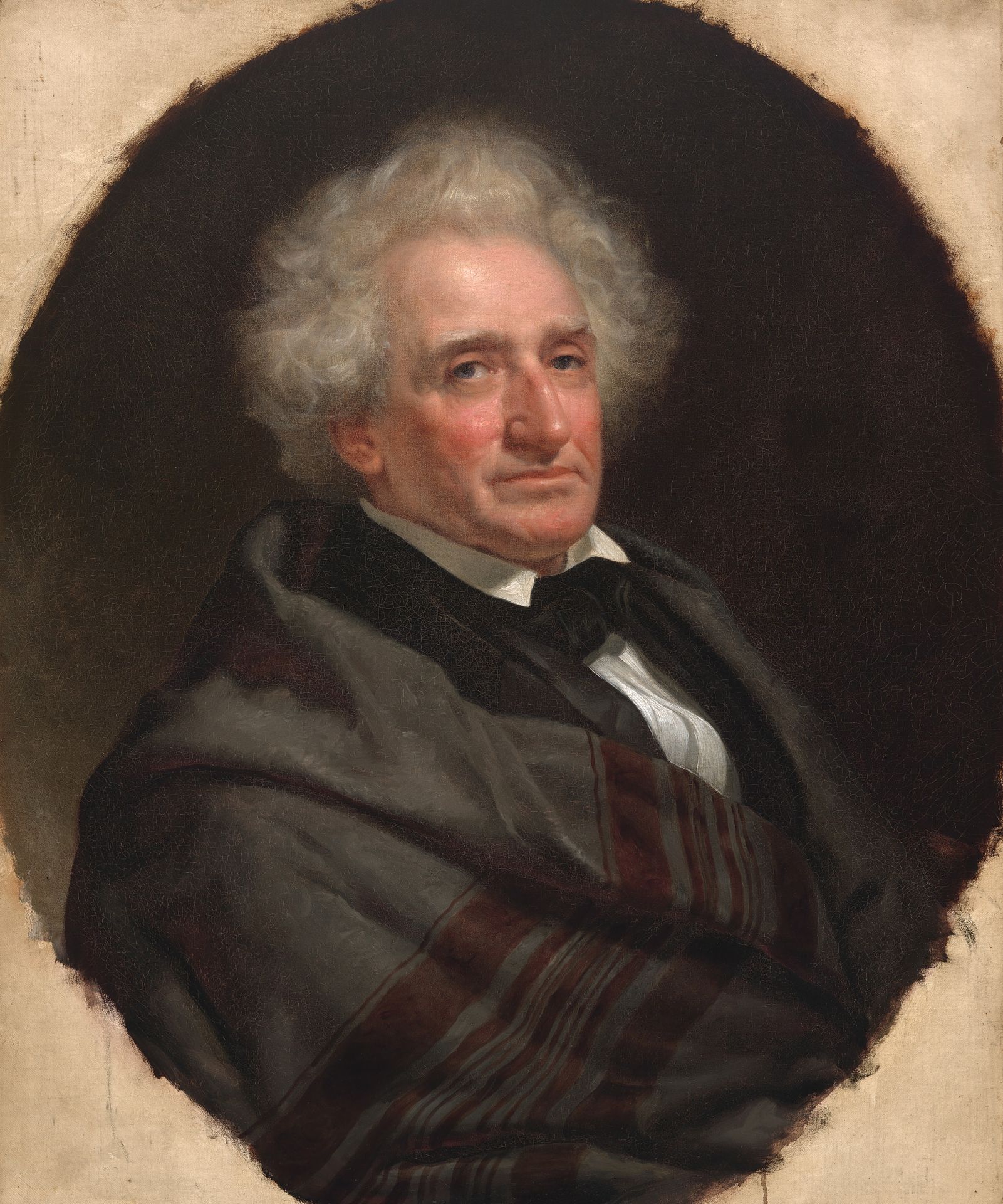 Portrait of Thomas Loraine McKenney by Charles Loring Elliott, oil on canvas, 1856, National Portrait Gallery. A creator of History of the Indian Tribes of North America.